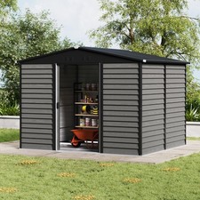 HEAVY DUTY Garden Sheds 8X7 10X8 12X8 ft Garden Storage House w/ Free Foundation