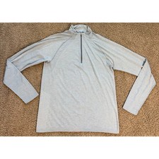 Lululemon Metal Vent Tech 12 Zip 2.0 Pullover Blue Grey Mens Large L Lululemon Metal Vent Tech 12 Zip 2.0 Pullover Blue Grey Mens Large L