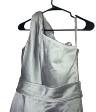 Light In The Box Silver Evening Gown Size 10 NWT