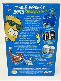 The Simpsons Bart vs the Space Mutants Nintendo NES 1991 CIB Complete Show Piece