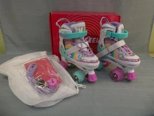 Sulifeel Rainbow Unicorn Roller Skates, Small Adjustable (4-6 yrs) - NIB