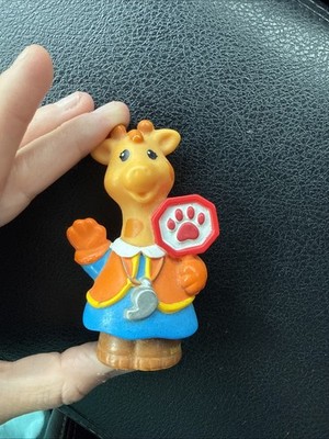 Fisher Price Little People Animalville Shorty Eileen Down Giraffe Crossing Guard