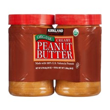 Kirkland Signature Organic Peanut Butter, 28 Ounce (Pack of 2)