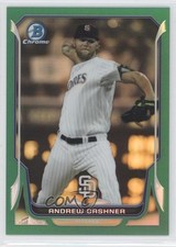 2014 Bowman Chrome Green Refractor 60/75 Andrew Cashner #66 z6b
