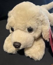 FAO Schwarz Labrador Cuddly Lying Plush Stuffed Animal Adopt A Pets 15"
