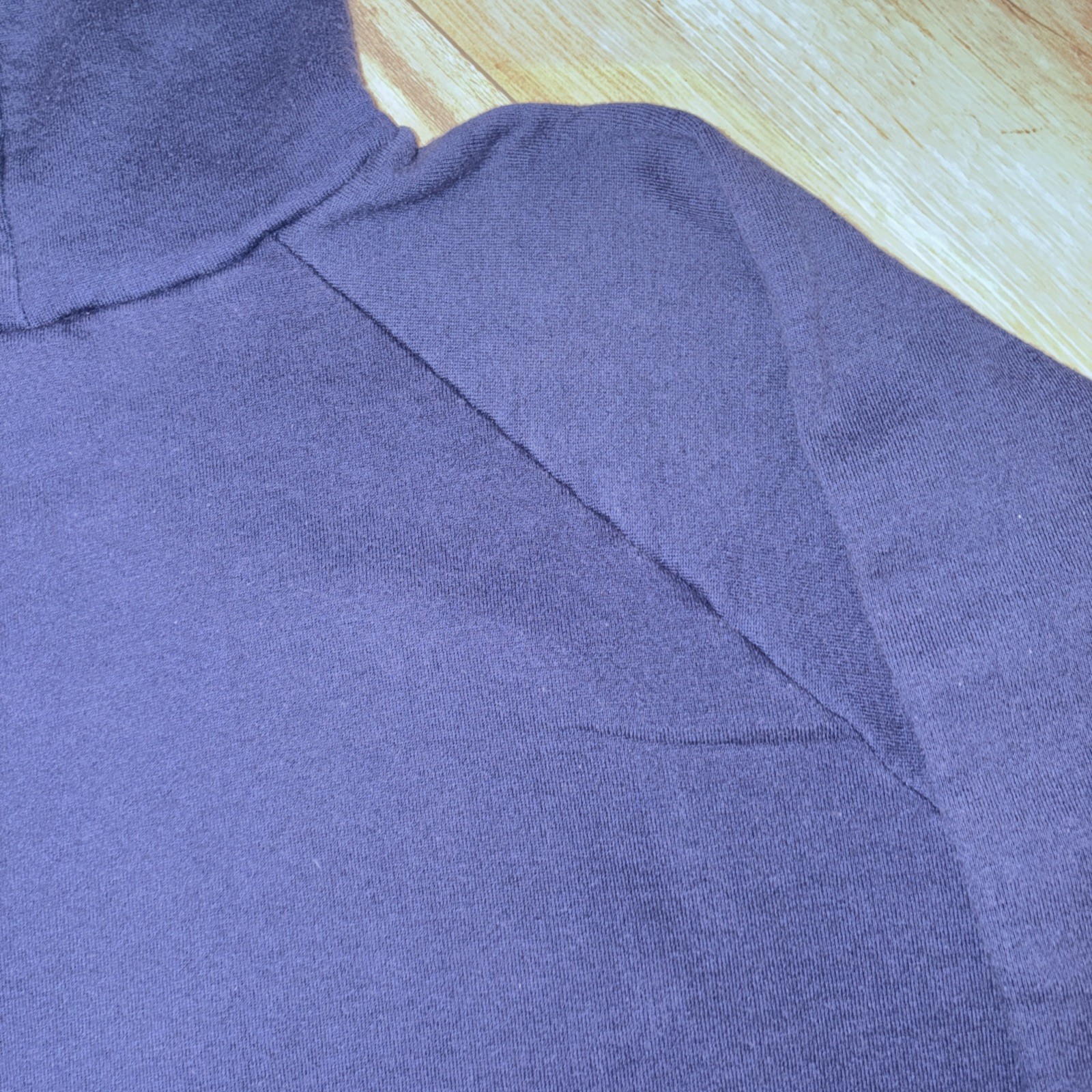 Vtg Logo 7 NY Giants NFL Hoodie Sweatshirt Men's Large Blue Pullover Retro 90s