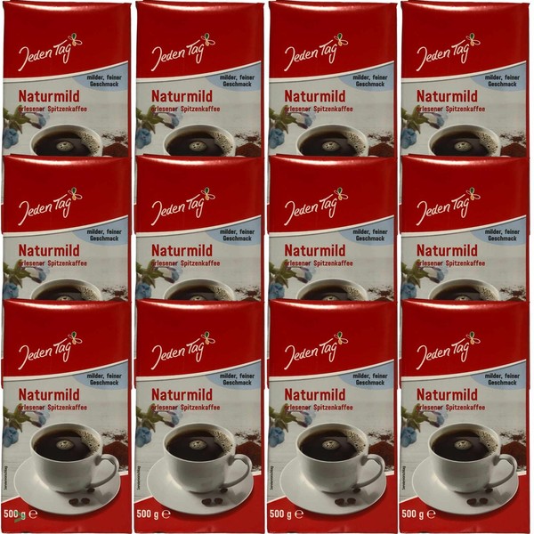 Jeden Tag Kaffee Naturmild Erlesener Spitzenkaffee Vpe 12X500G Packung-image