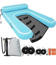 Inflatable Elevated Dog Boat Ramp, Dog Pool Ramp for Docks & Lakes XL