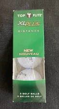 Spalding Top Flite XL Plus  Distance Golf Balls (3) New Nouveau