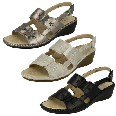 Damen Eaze Lässige Offene Zehen - Sandalen