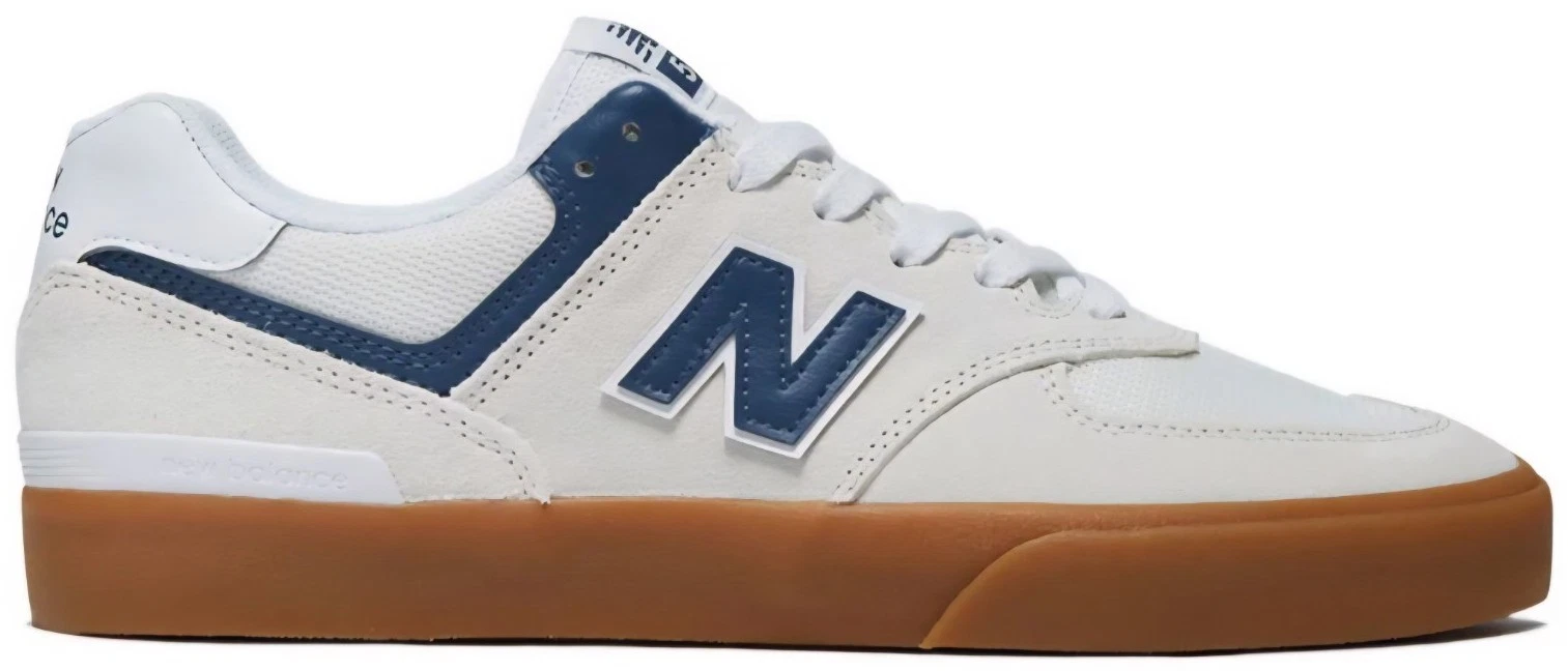 New Balance Numeric 574 Vulc Sea Salt Dark Shoreline Blue for Sale