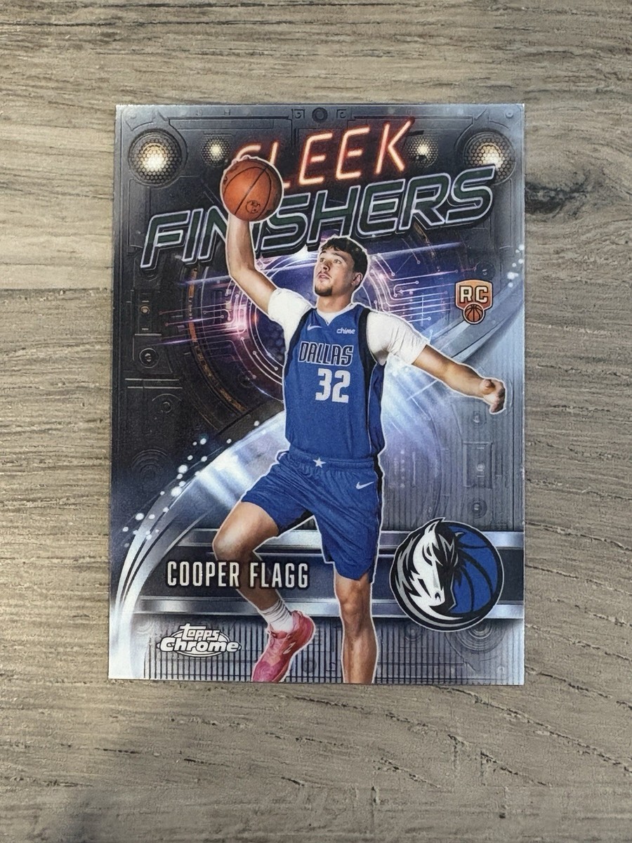 2025-26 Topps Chrome Basketball Cooper Flagg Sleek Finishers #SF 