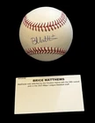Brice Matthews Signed Baseball Houston Astros 2023 1st Rd Pick TRISTAR COA