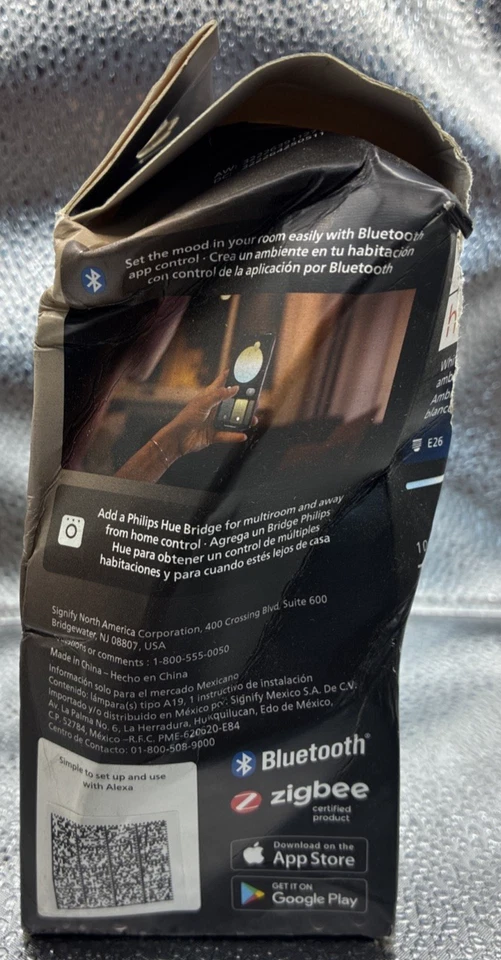 Philips Hue A19 LED Smart Light Bulbs, Flicker-Free 75W - E26 Base, 2pk - Image 2 of 4