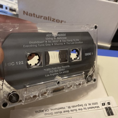 RARE Agent Orange Living In Darkness Cassette Tape Posh Boy Records 1985 PBC 122 - Picture 9 of 11