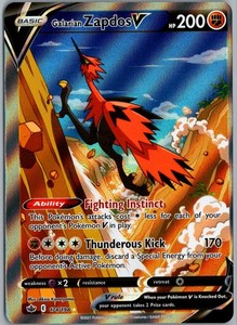 Galarian Zapdos Full Art