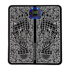 EMS Foot Circulation Massager Electric Feet Massage 8 Modes USB Rechargeable 