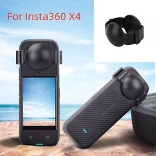 PC Lens Cap Protector For Insta360 X4 Panoramic Camera Anti-Scratch Accessories