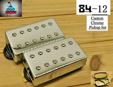 G.M. 84-12 Chrome Custom Humbucker Set for Gibson Epiphone®