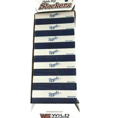 MLB Kansas City ROYALS Table Top Stackers Skill Party Game Baseball Team Logo - Imagen 2 de 12