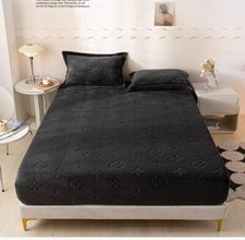Thickened Milk Velvet Bedsheet Coral Velvet Mattress Protective Cover Pillowcase