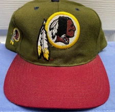 RARE WASHINGTON REDSKINS AMERICAN NEEDLE 100% WOOL CLASSIC TEAM VINTAGE HAT!