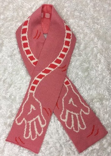 GAP KIDS ONE SIZE Girls TICKLE HANDS SCARF Pink Sparkle EUC - Picture 2 of 7