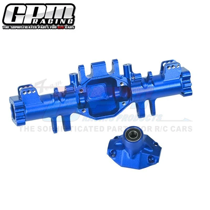 For LOSI 1/18 Mini LMT 4X4 RC Car Aluminum Front Rear Axle Housing Upgrade Parts - Image 4 of 4