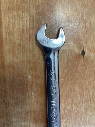 Armstrong Tools 3/8” Full Polished 12pt Short Combination Wrench 25-112 USA! - Foto 9 di 13