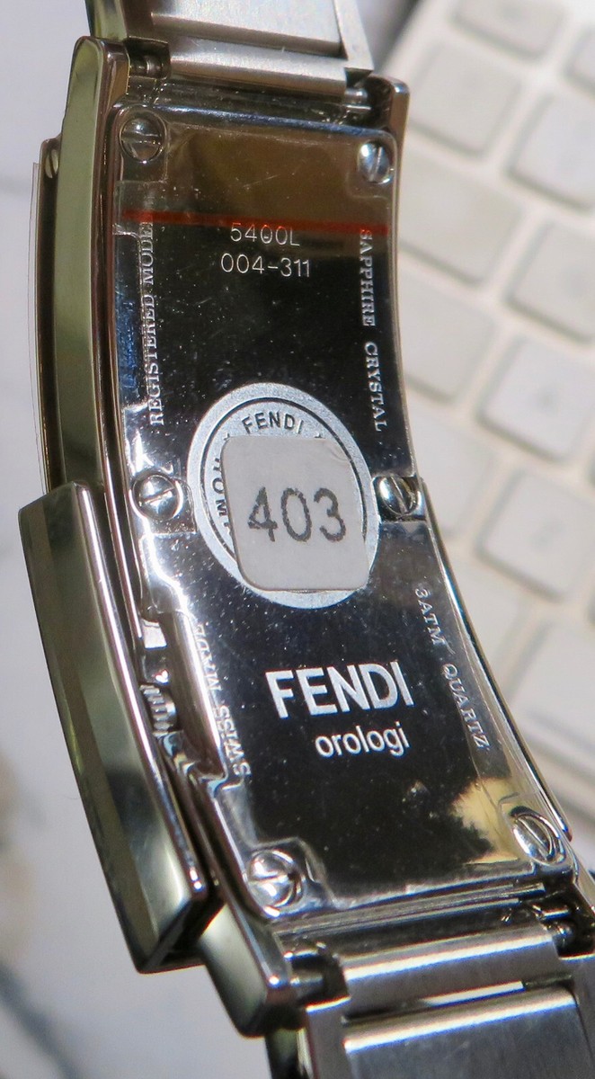 【新品電池】FENDI 5400L シークレット タイム 腕時計 FENDI Orologi Stainless Steel Women's