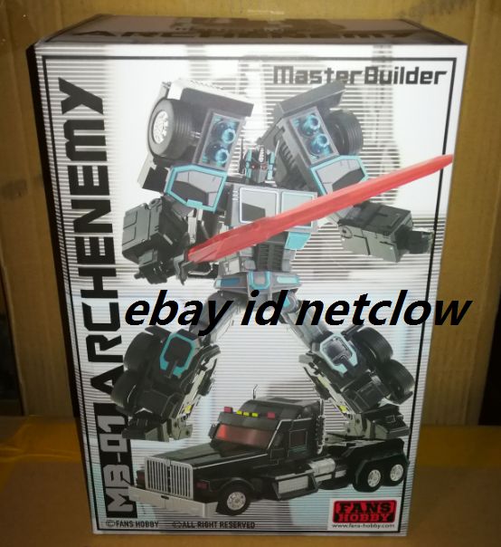 Transformers Robots Transformers Toy Fanshobby Mb 01 Archenemy Scourge Black Optimus Prime In Stock Action Figures