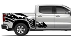 Bed mountains graphics stickers decal compatible with Chevrolet Silverado