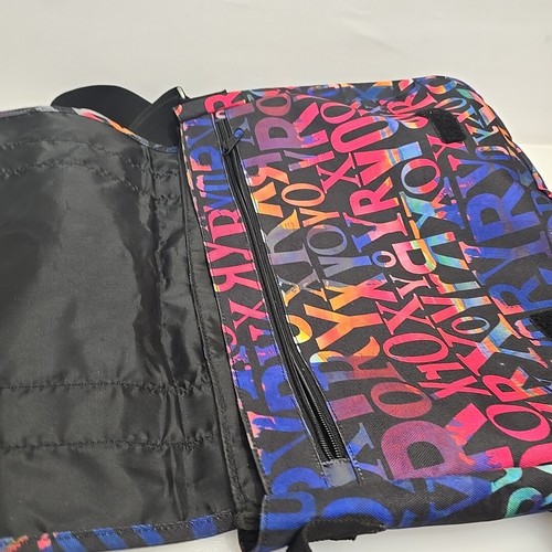 Bolso Bandolera Roxy Tie Dye Anth Ax Azul Profundo Mensajero Universitario Retro - Imagen 6 de 10