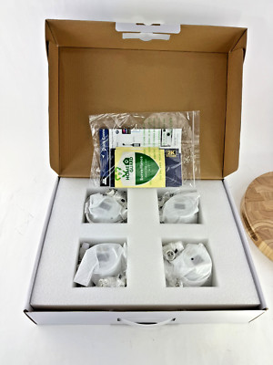 Four 4MP PoE Security Camera System Outdoor Video Home PACK Night Vision Audio