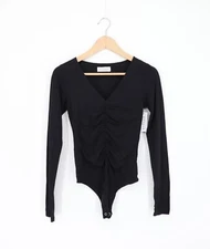 VELVET By Graham & Spencer Leilani Bodysuit Black S $158 F6