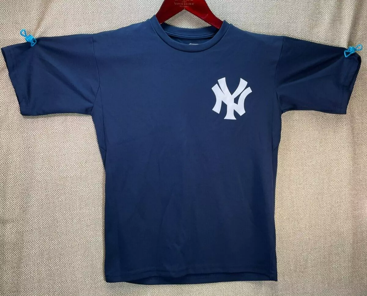 New York Yankees Roger Maris Number 9 Champro Dri-Gear Navy T-Shirt Youth L