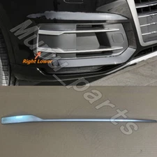 🔥For Audi Q7 2016-19 ABS Right Lower Fog Light Grille Cover Plating Trim Strip 