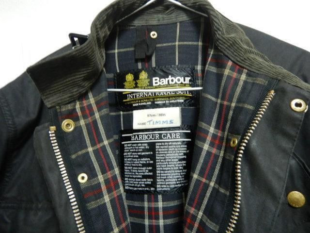 Barbour NATO International Jacket Size 38 Black Rare Barbour NATO International Jacket Size 38 Black Rare