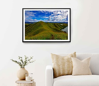 #ad Keindahan Alama Danau Sentani Papua Poster Premium Quality Choose your Size AU $22.90