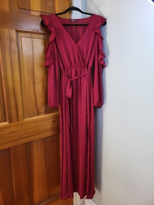 maxi dress tied at bottom Tie Dye Scrunch Maxi Dress, Tie Dye Criss Cross Back Maxi, Cotton Navy Purple Summer Maxi Dress, Scrunch Tie on Bottom 1 Side S M