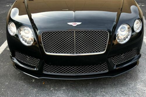 Front Bumper Lip Spoiler Luxe-GT Style Fiberglass For Bentley Continental 12-15