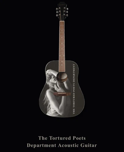 Ready To Ship 🚚 🎸 Taylor Swift TTPD Epiphone Dr-100 Acoustic Guitar