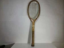 Antique N.J. Magnan Wood Tennis Racket Wonder 1920's