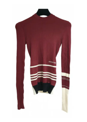 Calvin Klein 205W39NYC Raf Simons Fitted Burgundy Pullover
