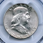 1963 Franklin Half Dollar, PCGS MS64