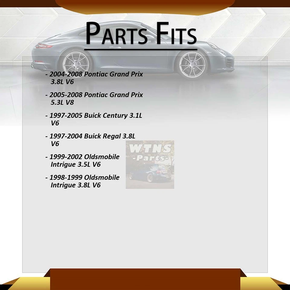 Концы переднего внутреннего внешнего анкерного стержня 4 шт для Pontiac Grand Prix 3,8 л 2004-2008 годов выпуска - Изображение 3 из 4