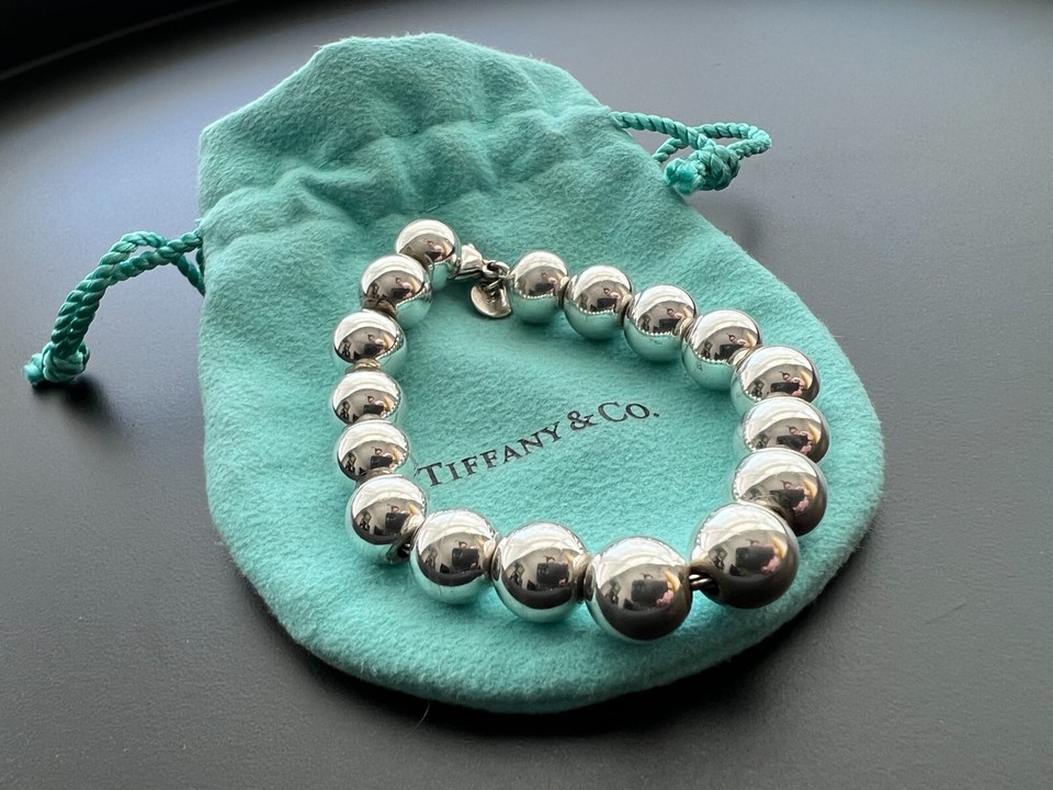 Tiffany & Co. Beaded Bracelet 925 Sterling Silver eBay