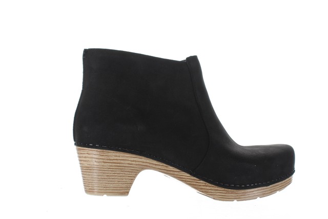 Milled Nubuck Leather Ankle Boot 