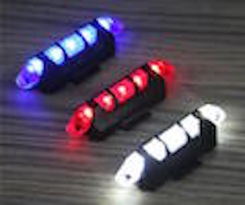 MICRO USB RECHARGEABLE LED Bike LIGHT Bar Head Rear Tail frame Bicycle Beam Lamp - Picture 5 of 26