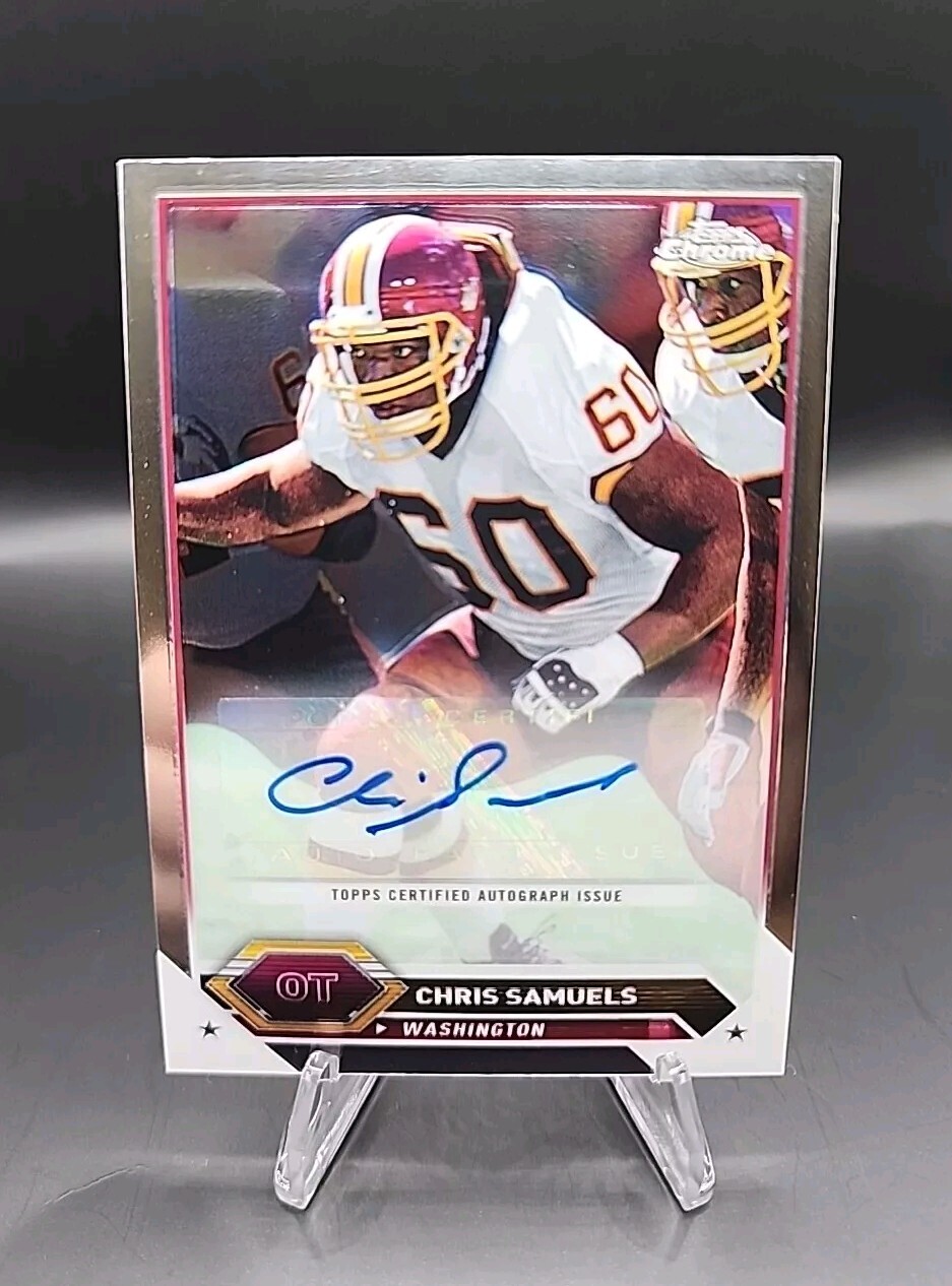 2023 Topps Composite Chris Samuels Chrome Auto TCA-CSA